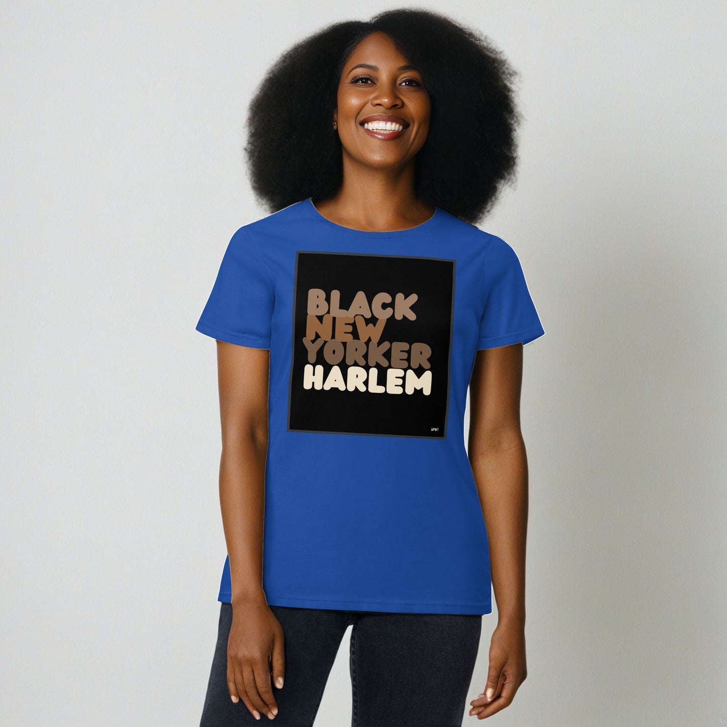 Black New Yorker Harlem Women's T-Shirt - Assorted Colors Available