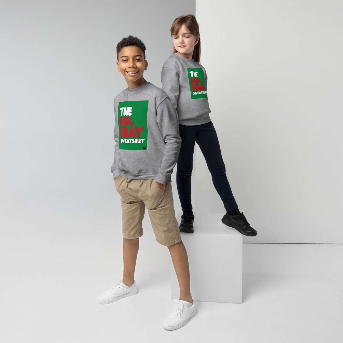 The Holiday Kids Unisex Crew Neck Sweatshirt - The APWT Gift Shop