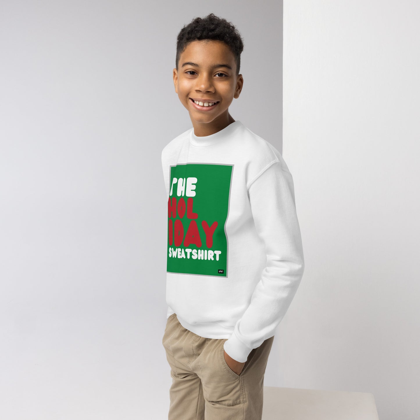 The Holiday Kids Unisex Crew Neck Sweatshirt - The APWT Gift Shop