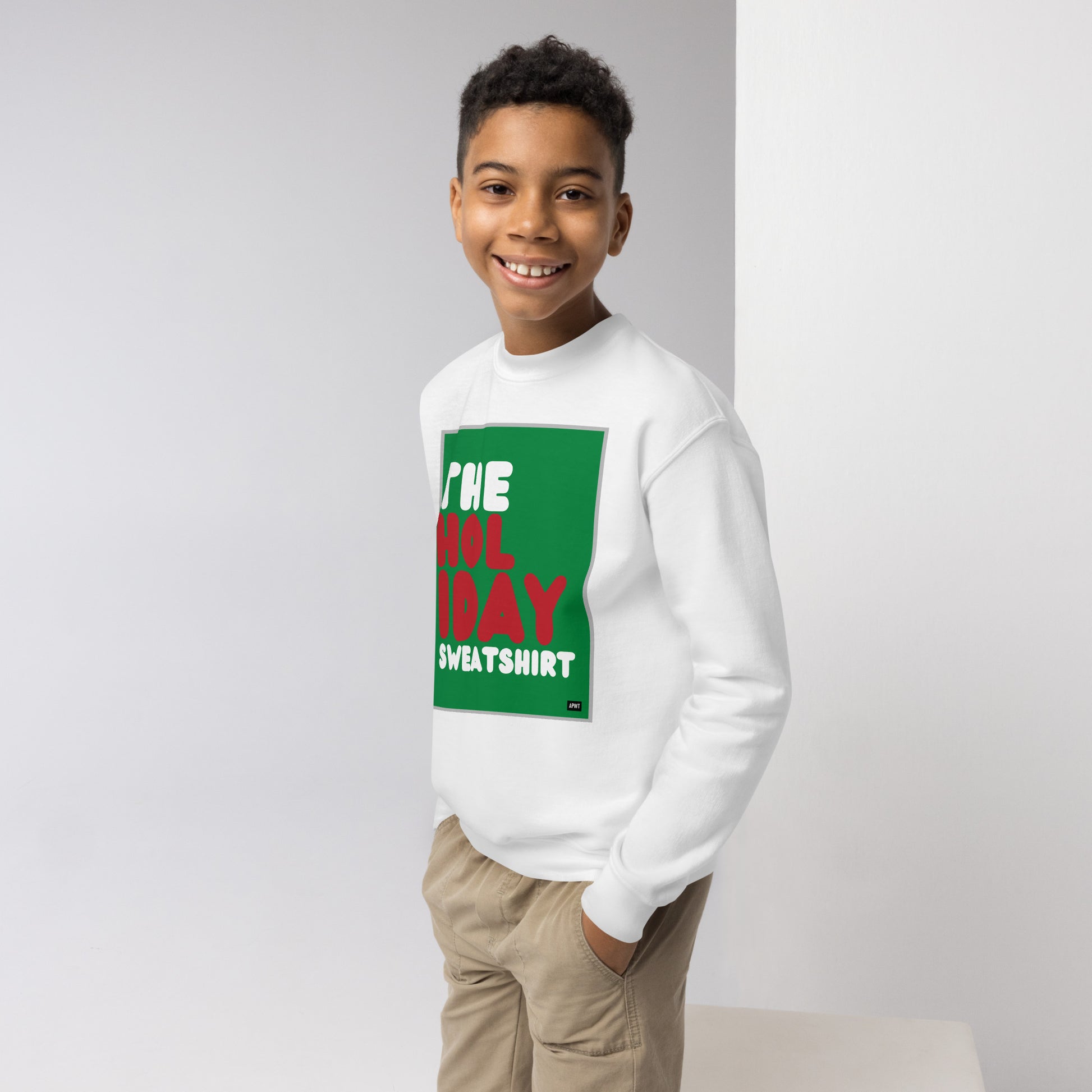 The Holiday Kids Unisex Crew Neck Sweatshirt - The APWT Gift Shop