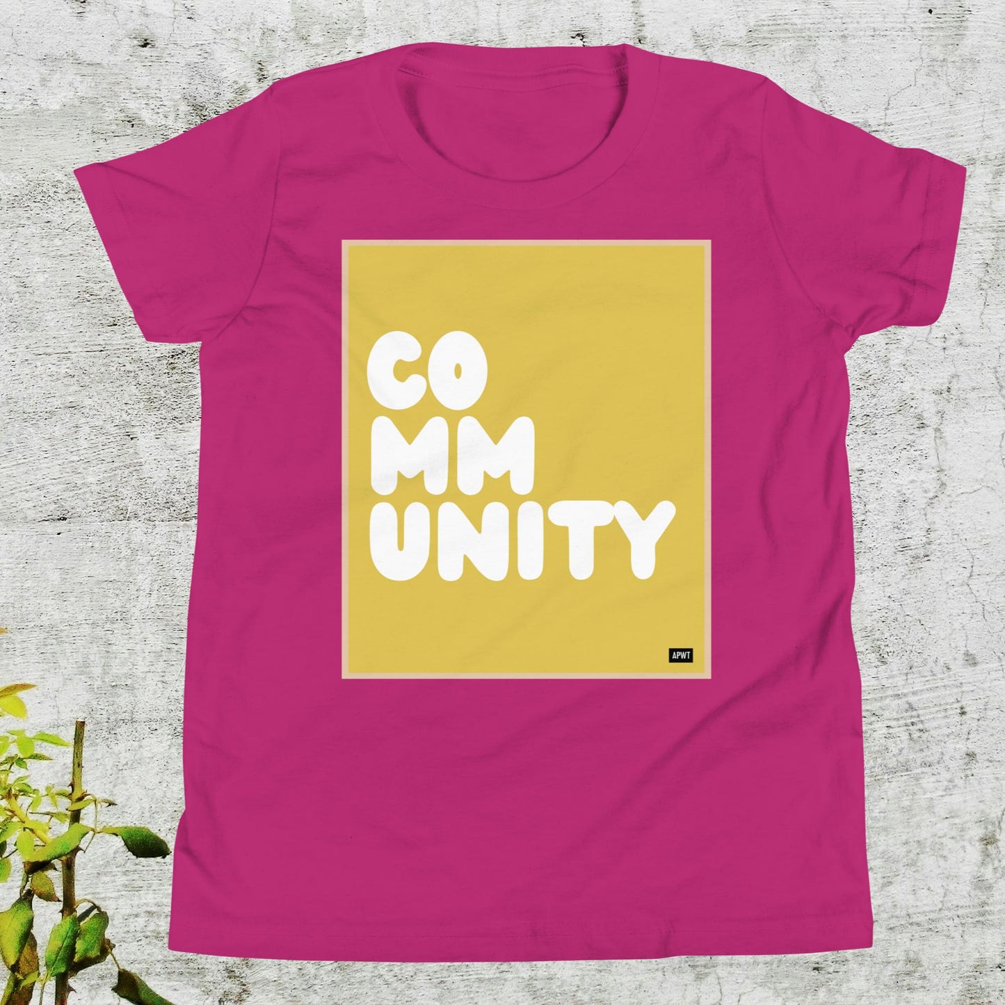 Community Kids in Yellow Unisex T-Shirt - Available in Assorted Colors