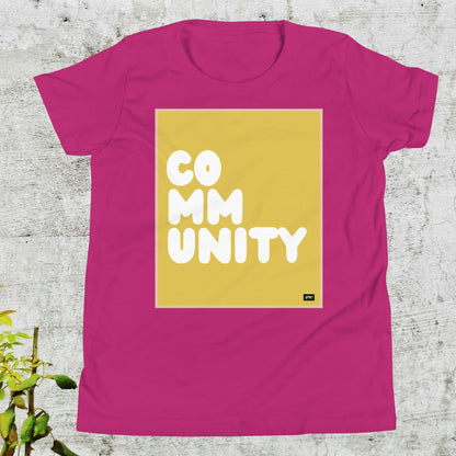 Community Kids in Yellow Unisex T-Shirt - Available in Assorted Colors