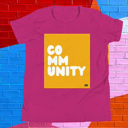 Community Kids in Autumn Leaves Unisex T-Shirt - Available in Assorted Colors