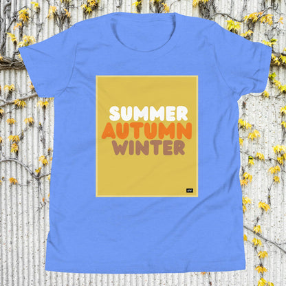 Autumn Kids in Yellow Unisex T-Shirt - Available in Assorted Colors