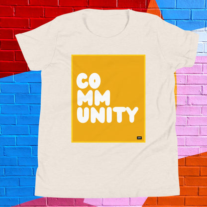 Community Kids in Autumn Leaves Unisex T-Shirt - Available in Assorted Colors