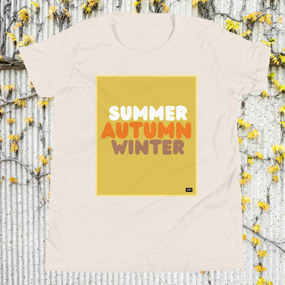 Autumn Kids in Yellow Unisex T-Shirt - Available in Assorted Colors