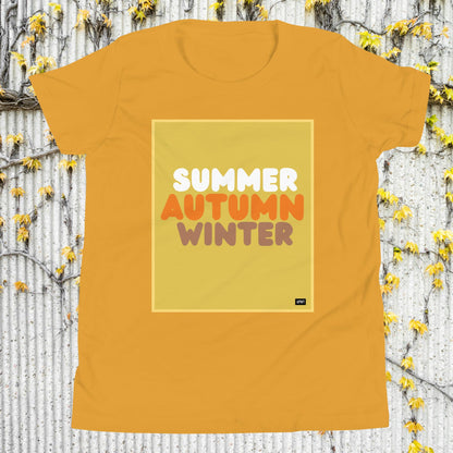 Autumn Kids in Yellow Unisex T-Shirt - Available in Assorted Colors