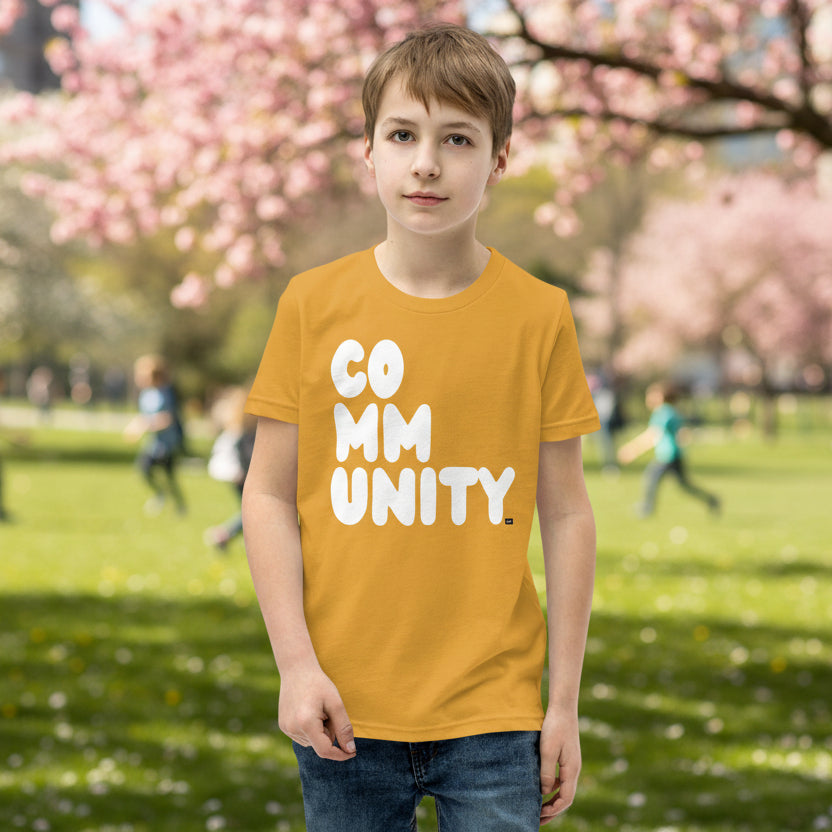 Community Kids in Sunflower Yellow Unisex T-Shirt