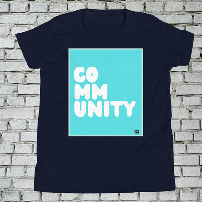 Community Kids in Turquoise Unisex T-Shirt - Available in Assorted Colors