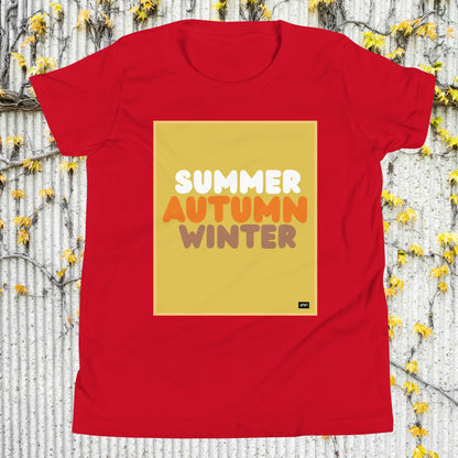 Autumn Kids in Yellow Unisex T-Shirt - Available in Assorted Colors
