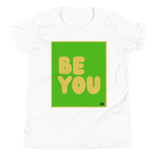 Be You Kids in Green and Yellow Unisex T-Shirt - The APWT Gift Shop