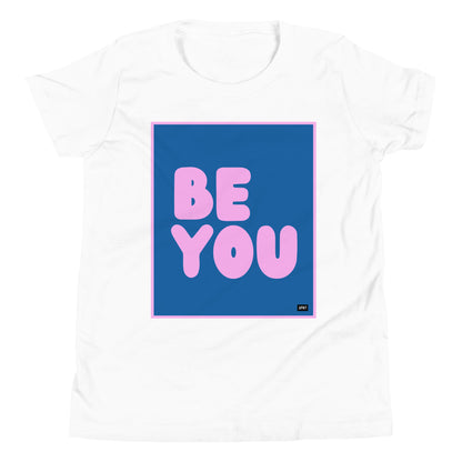 Be You Kids in Blue and Pink Unisex T-Shirt - The APWT Gift Shop