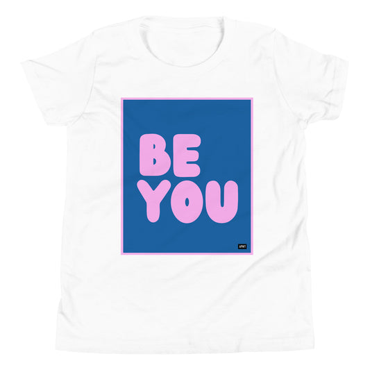 Be You Kids in Blue and Pink Unisex T-Shirt - The APWT Gift Shop