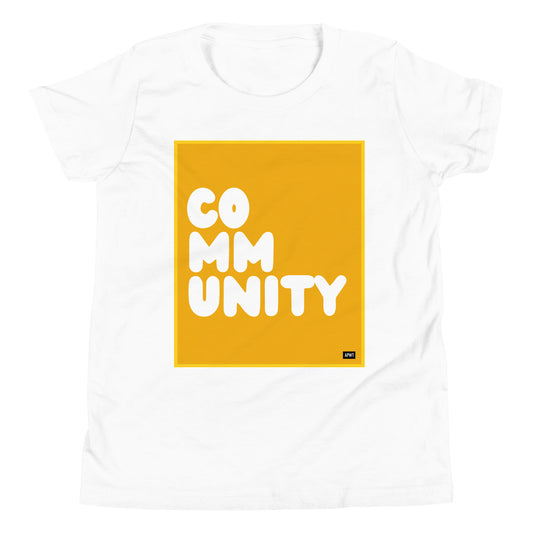 Community Kids in Autumn Leaves Unisex T-Shirt - The APWT Gift Shop