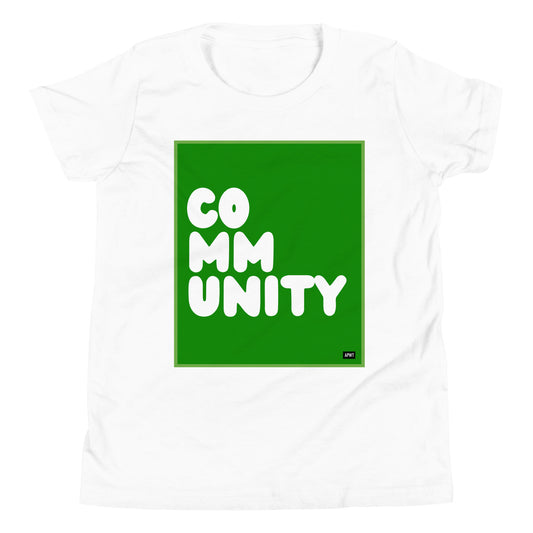 Community Kids in Broccoli Unisex T-Shirt - The APWT Gift Shop