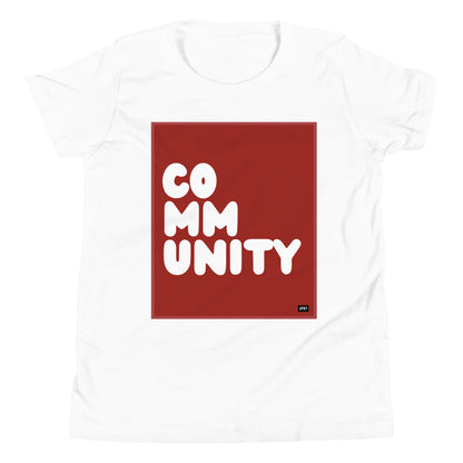 Community Kids in Apple Red Unisex T-Shirt - The APWT Gift Shop