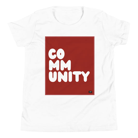 Community Kids in Apple Red Unisex T-Shirt - The APWT Gift Shop