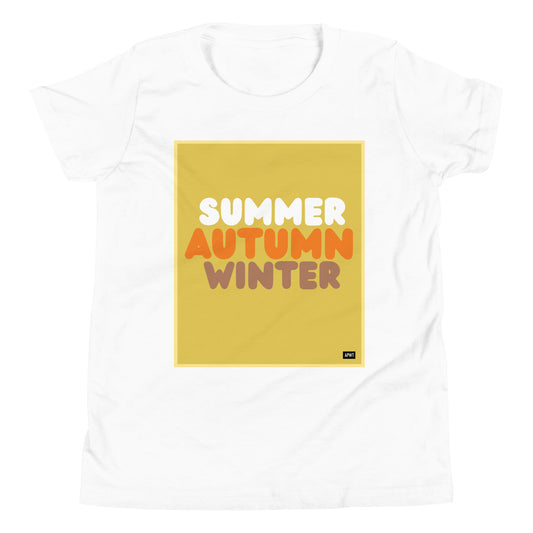 Autumn Kids in Yellow Unisex T-Shirt - The APWT Gift Shop
