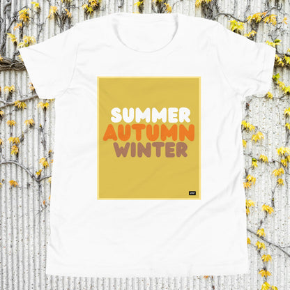 Autumn Kids in Yellow Unisex T-Shirt - Available in Assorted Colors