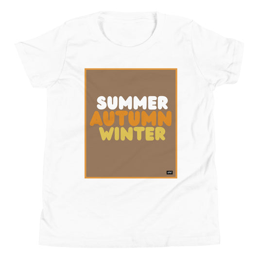 Autumn Kids in Brown Unisex T-Shirt - The APWT Gift Shop